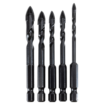 Product Τρυπάνια Deli DH-Czz005-Ed2 για Γυαλί, 40Cr Yg6X, 4/5/6/8/10Mm, Εξάγωνο, 5Τμχ base image