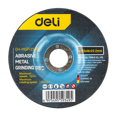 Product Deli Δίσκος Λείανσης Μετάλλου Dh-Mgp125-E1, 125mm, 11000rpm, 5τμχ base image