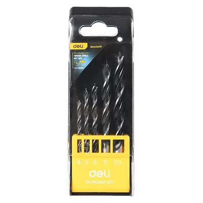 Product Deli Σετ Τρυπάνια Dh-Mgz005-Ed1 Για Ξύλο, 4-10mm, 5τμχ base image