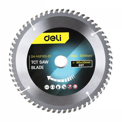 Product Deli Δίσκος Κοπής Ξύλου Dh-Mjp185-E1, 60 Δόντια, 185mm, 8200rpm base image