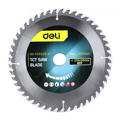 Product Deli Δίσκος Κοπής Ξύλου Dh-Mjp235-E1, 60 Δόντια, 235mm, 6500rpm base image