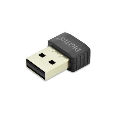 Product Αντάπτορας Ασύρματου Δικτύου Digitus USB 2.0 433Mbps Tiny 11ac Black base image
