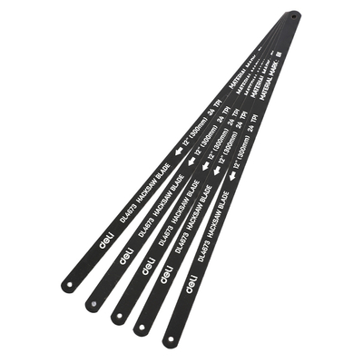 Product Σετ Λάμες Πριονιού Deli Σιδήρου/Ξύλου Dl4673, 300Mm, 24 Tpi, 5Τμχ base image