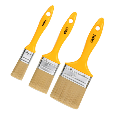 Product Σετ Πινέλα Βαφής Deli Dl509157 με Συνθετικές Τρίχες, Πλαστική Λαβή, 25/50/75Mm, 3Τμχ base image