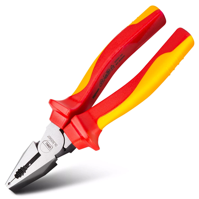 Product Deli Πένσα Ίσια Ηλεκτρολόγου Dl512007, Μόνωση Vde 1000v, 18cm base image