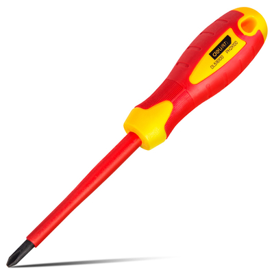 Product Κατσαβίδι Deli Σταυρωτό Ηλεκτρολόγου Dl516100, Μαγνητικό, Ph2X100Mm, Vde 1000V base image