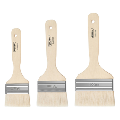 Product Σετ Πινέλα Βαφής Deli Dl528101 με Φυσικές Τρίχες, Ξύλινη Λαβή, 50/75/100Mm, 3Τμχ base image