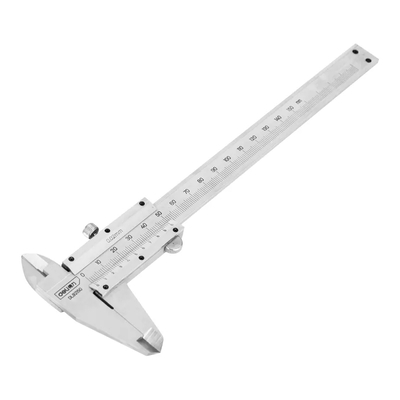 Product Deli Παχύμετρο Ακριβείας Dl92150 Με Θήκη Μεταφοράς, 150mm, Ασημί base image