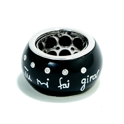 Product Γυναικείο Δαχτυλίδι Demaria Dm6Tax38N-N14 (14) 18 Karat Gold Black base image