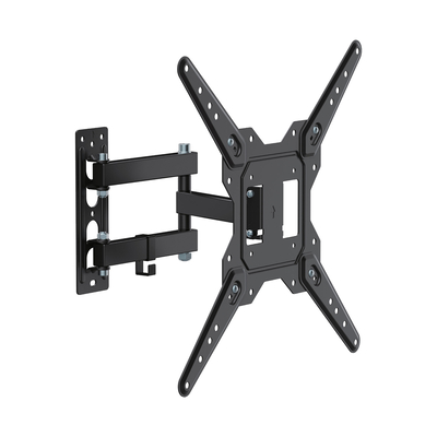 Product Βάση Τηλεόρασης DM Pro 23"-55" έως 30kg ρυθμιζόμενη με διπλό βραχίονα επιτοίχια Μαύρη base image