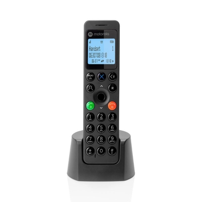 Product Ασύρματο Τηλέφωνο Dect Gap Motorola DOT201 Μαύρο base image
