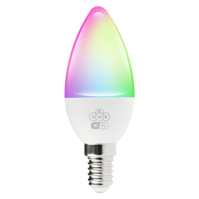 Product Λάμπα LED Powertech Smart E14-009, Wi-Fi, 5W, E14, RGB 2700-6500K base image
