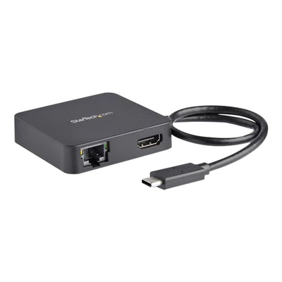 Product Docking Station StarTech USB-C Multiport Adapter - USB Type C to 4K HDMI / USB 3.0 / Gigabit Ethernet base image