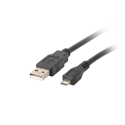 Product Καλώδιo USB Lanberg CA-USBM-10CC-0010-BK 1 m 2.0 Micro-B A Black base image