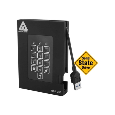 Product Εξωτερικός Σκληρός Δίσκος 512GB Apricorn SSD Aegis Padlock Fortress A25-3PL256-S512F USB 3.0 base image
