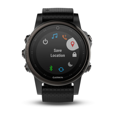 Product Smartwatch Garmin FENIX 5S SAPPHIRE EDITION PREMIUM MULTISPORT GPS BLACK base image