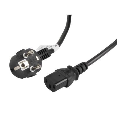 Product Καλώδιο Τροφοδοσίας Lanberg CA-C13C-11CC-0050-BK Black 5 m C13 coupler CEE7/7 base image