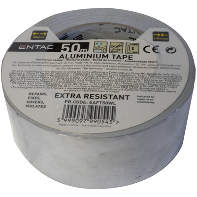 Product Αυτοκόλλητη Ταινία Entac Αλουμινίου 0.04x50mm 50m base image