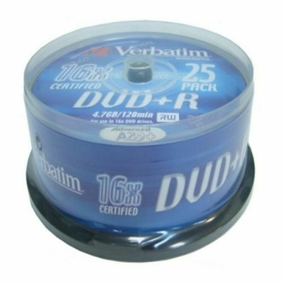Product DVD + R Verbatim VB-DPR47S2A 16x 25 Τεμάχια base image