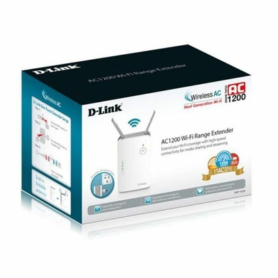 Product Αναμεταδότης Wifi D-Link DAP-1620 AC1200 10 / 100 / 1000 Mbps Λευκό base image