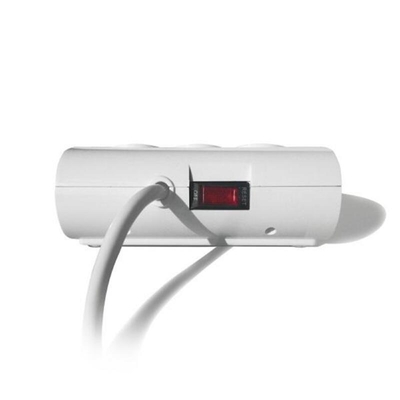 Product Πολύπριζο για Πρίζες 5 Θέσεων με Διακόπτη Ewent EW3932 1,5 m 2 x USB 2,1 A 2500W Λευκό base image