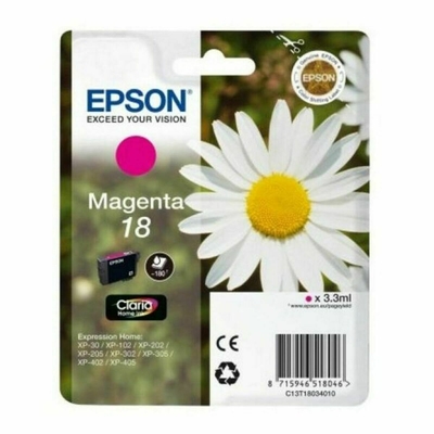 Product Μελάνι Συμβατό Epson Cartucho 18 magenta Πολύχρωμο Mατζέντα base image