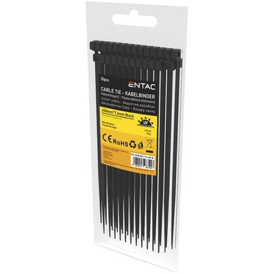 Product Δεματικά Καλωδίων Entac ECT-7.6-450-B Μαύρο base image