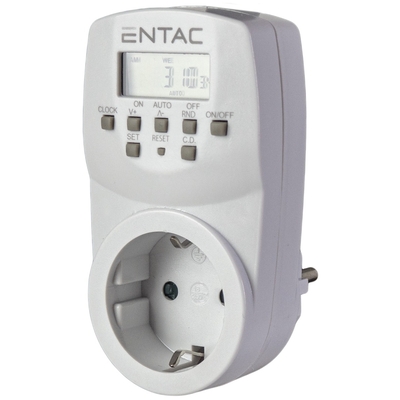 Product Ψηφιακός Χρονοδιακόπτης Entac 7 Μέρες 128 Προγράμματα base image
