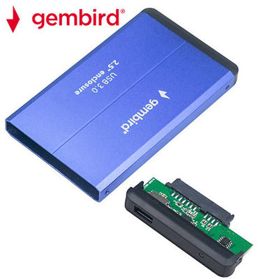Product Θήκη Σκληρού Δίσκου 2,5 Gembird USB 3.0 BLUE base image