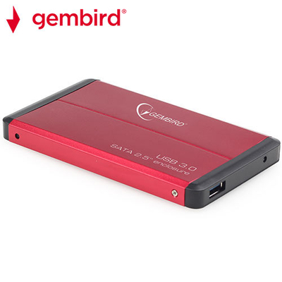 Product Θήκη Σκληρού Δίσκου 2,5 Gembird USB 3.0 RED base image
