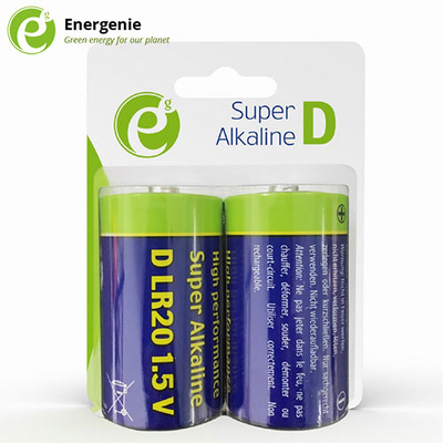 Product Αλκαλικές Μπαταρίες Energenie D-CELL 2-PACK base image