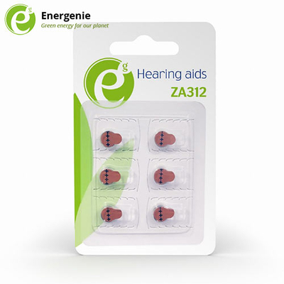 Product Μπαταρίες Ακουστικών Energenie BUTTON CELL ZA312 6-PACK base image