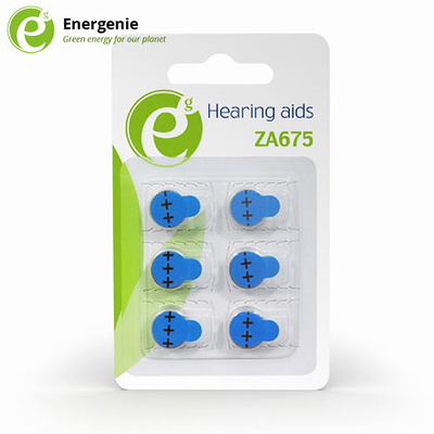 Product Μπαταρίες Ακουστικών Energenie BUTTON CELL ZA675 6-PACK base image