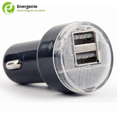 Product Φορτιστής Αυτοκινήτου Energenie 2-PORT USB 2.1 A Black base image