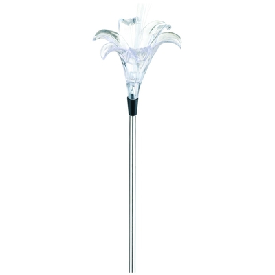 Product Ηλιακό Φωτιστικό Entac Κήπου 34cm RGB Ανοξείδωτο ατσάλι Λουλούδι LF80 base image