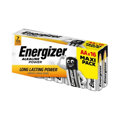 Product Αλκαλικές Μπαταρίες Energizer Power Mignon Battery AA S16 (16τμχ) base image