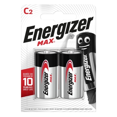 Product Αλκαλικές Μπαταρίες Energizer Max C (2 τμχ) base image