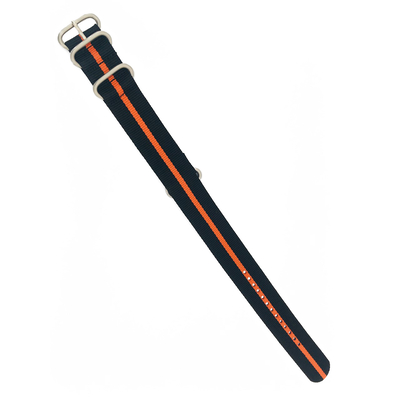 Product Ανδρικό Λουράκι ENE Enes-Ne-Na (23mm) Υφασμάτινο Μαύρο - Πορτοκαλί base image