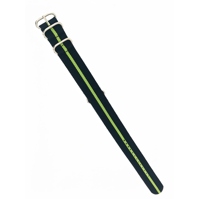 Product Ανδρικό Λουράκι ENE Enes-Ne-Ve (23mm) Υφασμάτινο Μαύρο / Πράσινο base image