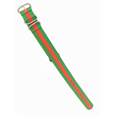 Product Ανδρικό Λουράκι ENE Enes-Ve-Ro (23mm) Υφασμάτινο Πράσινο / Κόκκινο base image