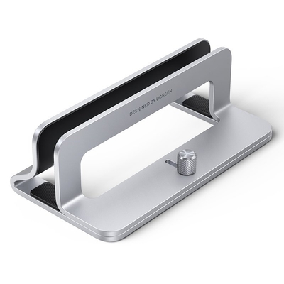 Product Βάση Laptop Ugreen Κάθετη για MacBook/Laptop πάχους 12 έως 26 mm Μεταλλική Ασημί 20471 LP258 base image