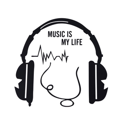 Product Αυτοκόλλητο Gadget Master Music Is My Life base image
