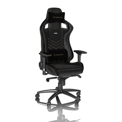Product Καρέκλα Gaming Kolink Noblechairs EPIC Breathable, 4D armrests, 60mm casters - black/gold base image