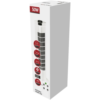 Product Ανεμιστήρας Δαπέδου Πύργος Entac 50W με Τηλεχειριστήριο base image