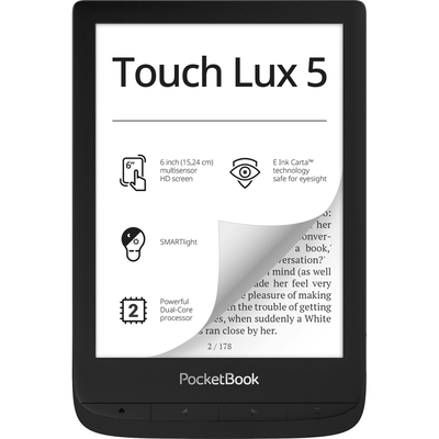 Product Ebook Reader PocketBook Touch Lux 5 InkBlack base image