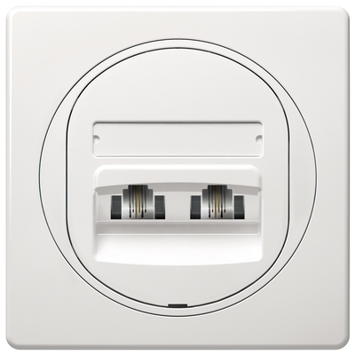 Product Πρίζα Τηλεφώνου EON Double 2xRJ12 6/4 Cat 3, white base image