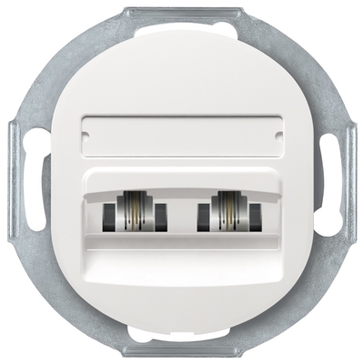 Product Πρίζα Τηλεφώνου EON E613.0 Double without cover frame 2xRJ12 6/4 Cat 3, white base image