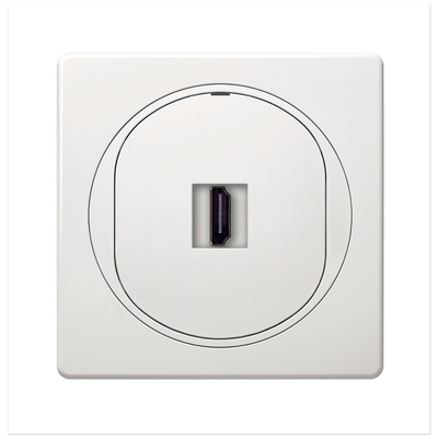 Product Πρίζα EON HDMI/HDMI socket Keystone, white base image