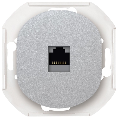 Product Πρίζα Δικτύου EON E616S.S socket without cover frame 1xRJ45 Cat 6A FTP, silver base image