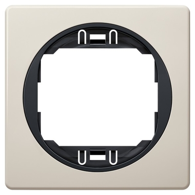 Product Πλαίσιο Διακόπτη EON E6801.9E One-gang 80x80, beige with black holder base image